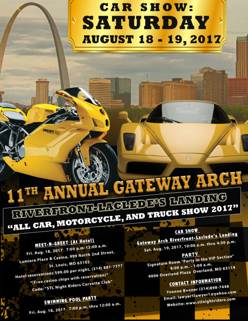 11th Annual Gateway Arch Riverfront-Laclede&#39;s Landing All Car, Motorcycle, & Truck Show | Car ...