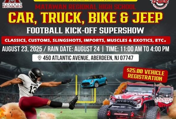 Matawan Regional HS Football Car, Truck, Bike & Jeep  Kick-off Supershow