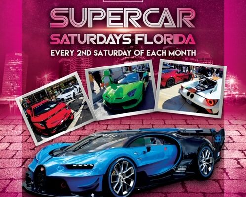 Supercar Saturdays Florida at the Shops at Pembroke Gardens
