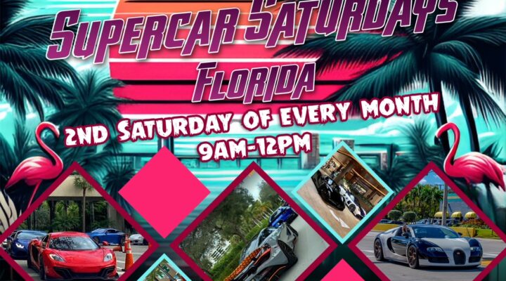 Supercar Saturdays Florida at the Seminole Hard Rock Hotel Hollywood Florida